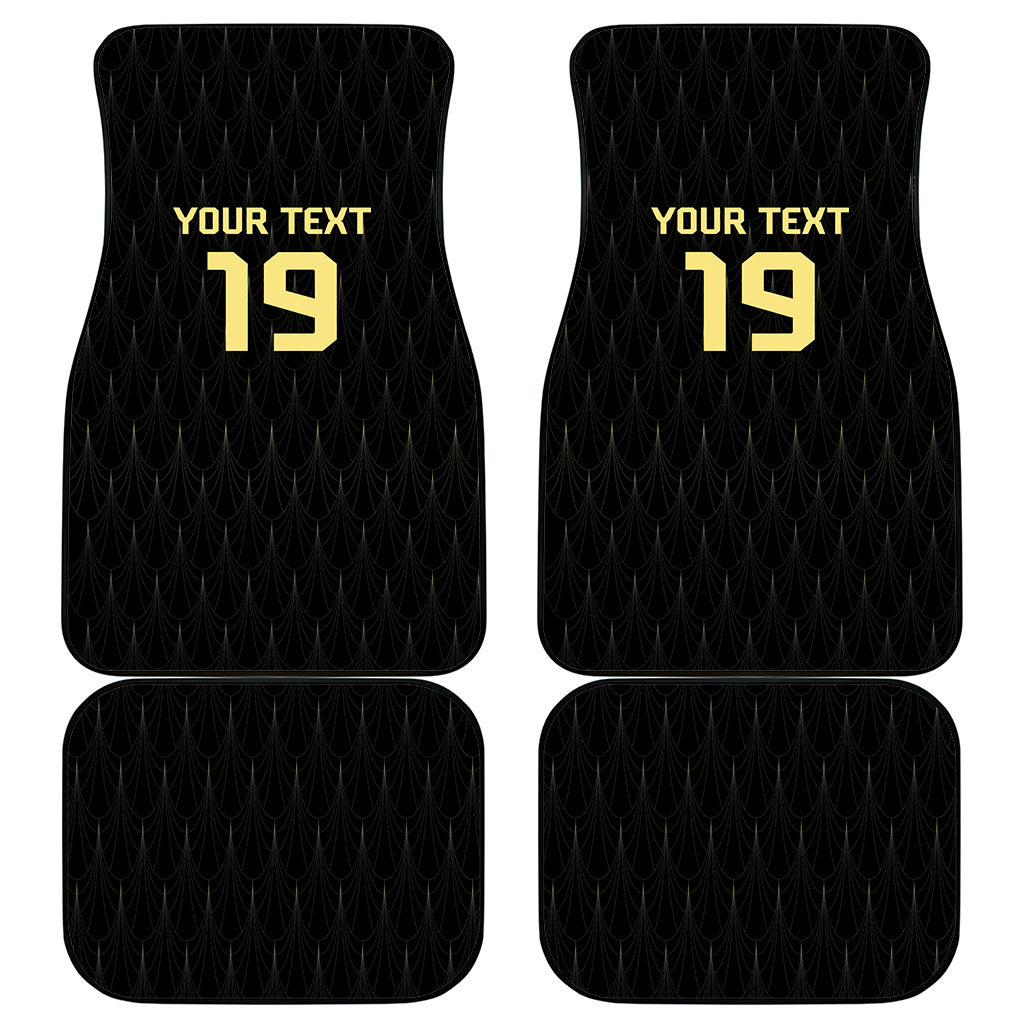 Custom World Football 2026 Austria Car Mats Austrian Eagles Black Glory
