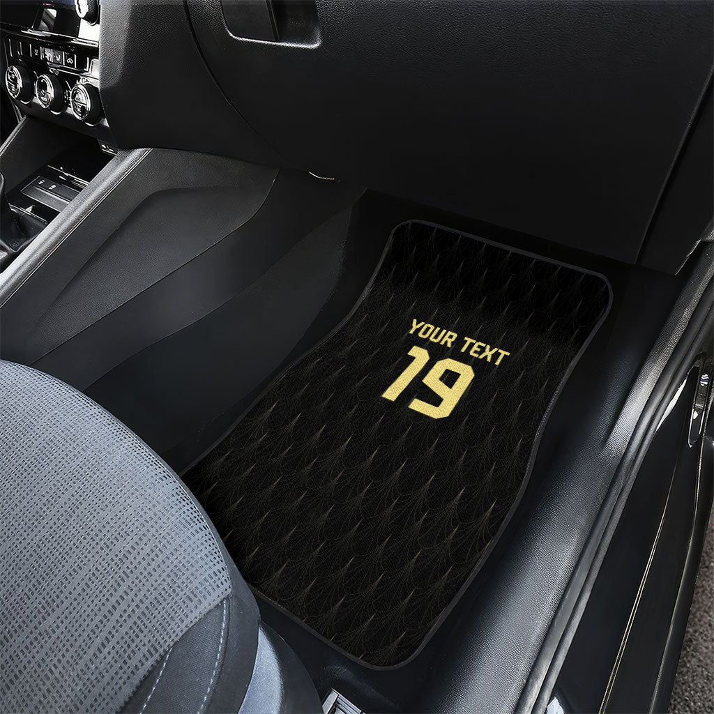 Custom World Football 2026 Austria Car Mats Austrian Eagles Black Glory