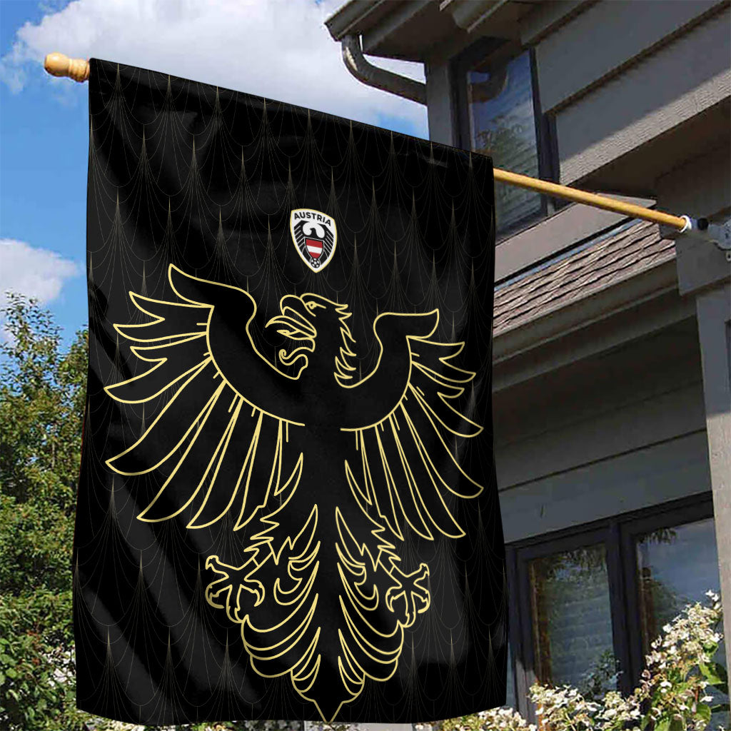 World Football 2026 Austria Garden Flag Austrian Eagles Black Glory