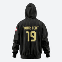 Custom World Football 2026 Austria Hoodie Austrian Eagles Black Glory