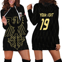 Custom World Football 2026 Austria Hoodie Dress Austrian Eagles Black Glory