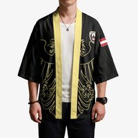 Custom World Football 2026 Austria Kimono Austrian Eagles Black Glory