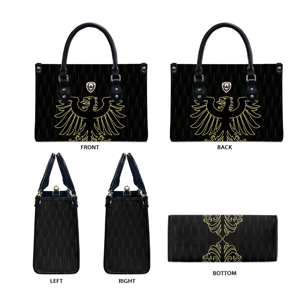 World Football 2026 Austria Leather Bag Austrian Eagles Black Glory