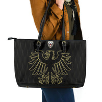 World Football 2026 Austria Leather Tote Bag Austrian Eagles Black Glory