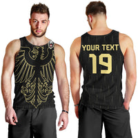 Custom World Football 2026 Austria Men Tank Top Austrian Eagles Black Glory