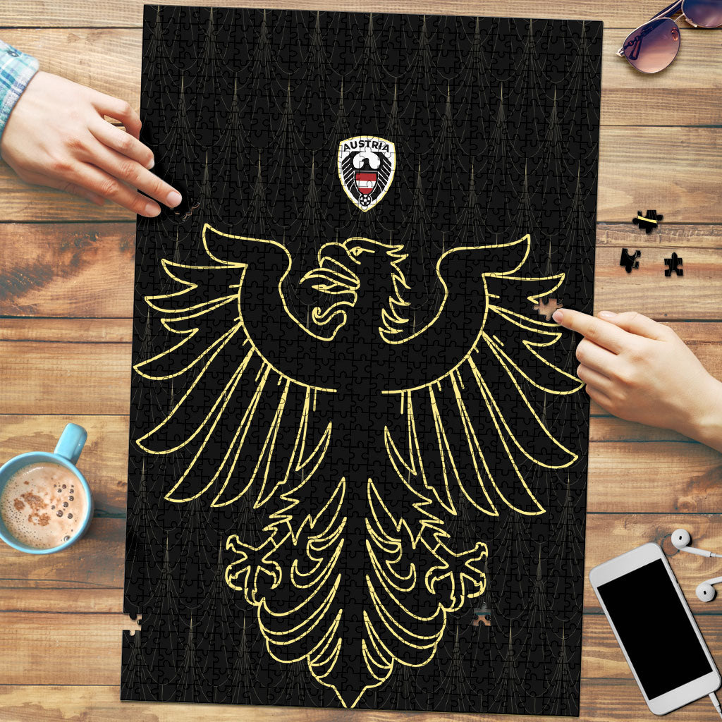 World Football 2026 Austria Puzzle Austrian Eagles Black Glory