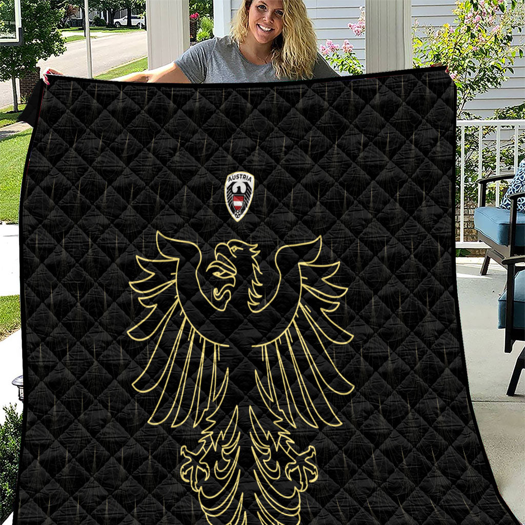 World Football 2026 Austria Quilt Austrian Eagles Black Glory
