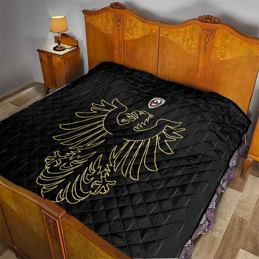 World Football 2026 Austria Quilt Austrian Eagles Black Glory