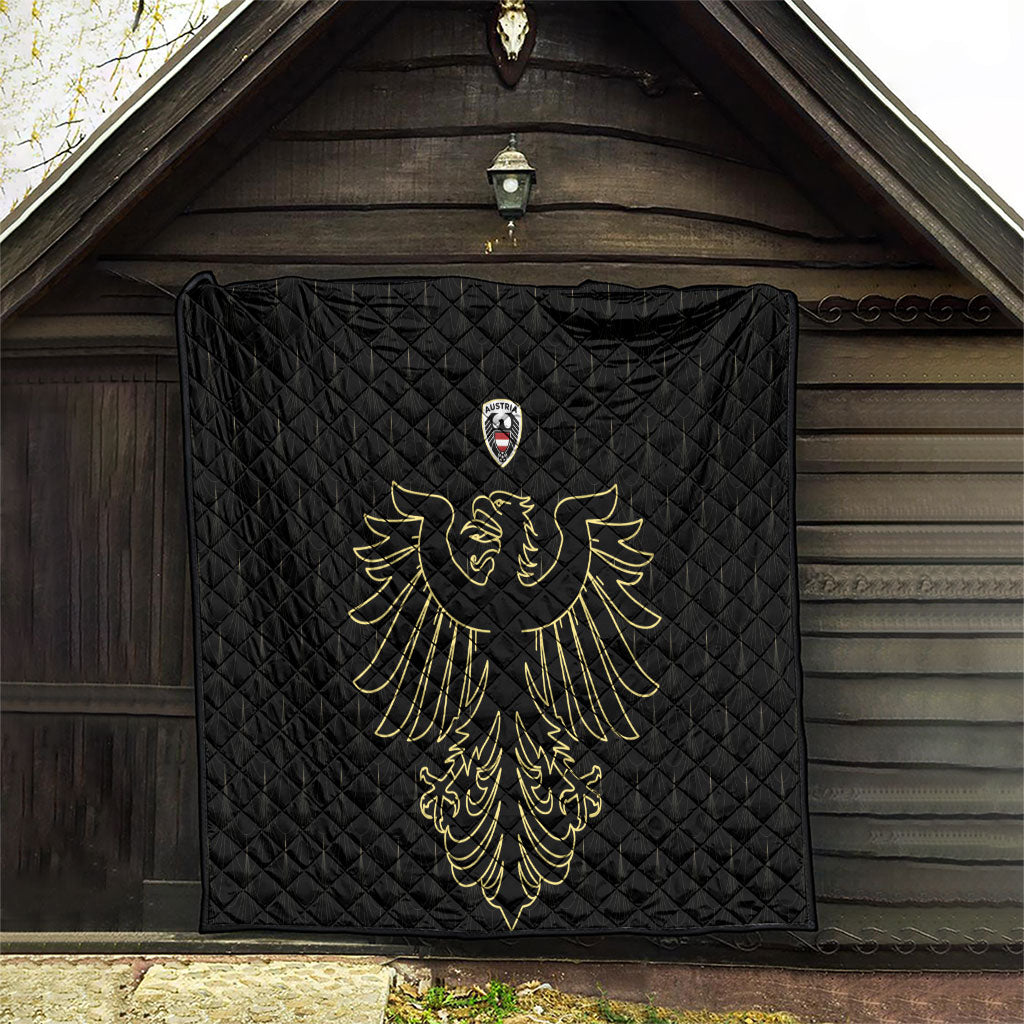 World Football 2026 Austria Quilt Austrian Eagles Black Glory