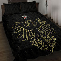 World Football 2026 Austria Quilt Bed Set Austrian Eagles Black Glory