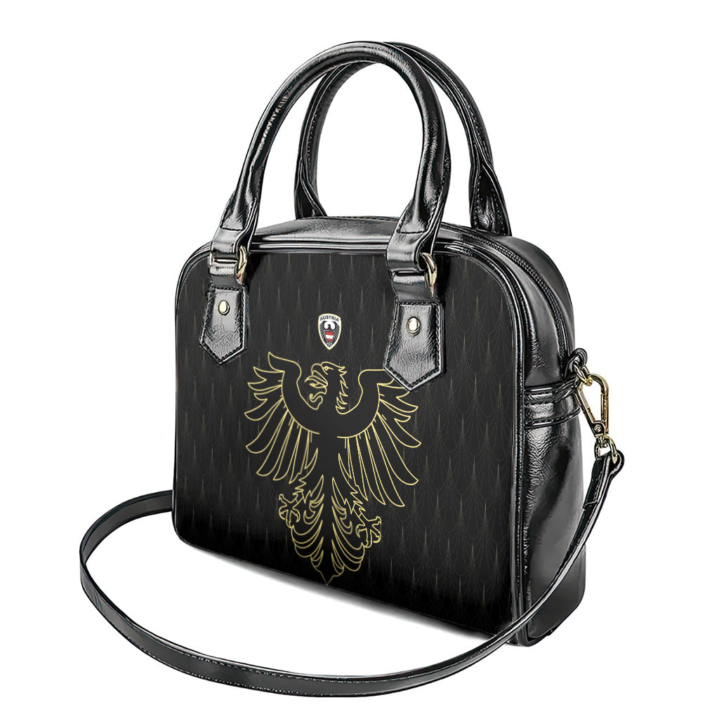World Football 2026 Austria Shoulder Handbag Austrian Eagles Black Glory