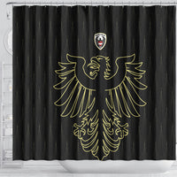 World Football 2026 Austria Shower Curtain Austrian Eagles Black Glory