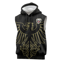Custom World Football 2026 Austria Sleeveless Hoodie Austrian Eagles Black Glory