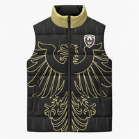 Custom World Football 2026 Austria Sleeveless Puffer Jacket Austrian Eagles Black Glory
