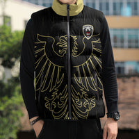 Custom World Football 2026 Austria Sleeveless Puffer Jacket Austrian Eagles Black Glory