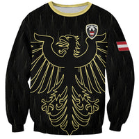 Custom World Football 2026 Austria Sweatshirt Austrian Eagles Black Glory