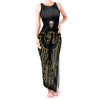 Custom World Football 2026 Austria Tank Maxi Dress Austrian Eagles Black Glory