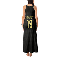 Custom World Football 2026 Austria Tank Maxi Dress Austrian Eagles Black Glory