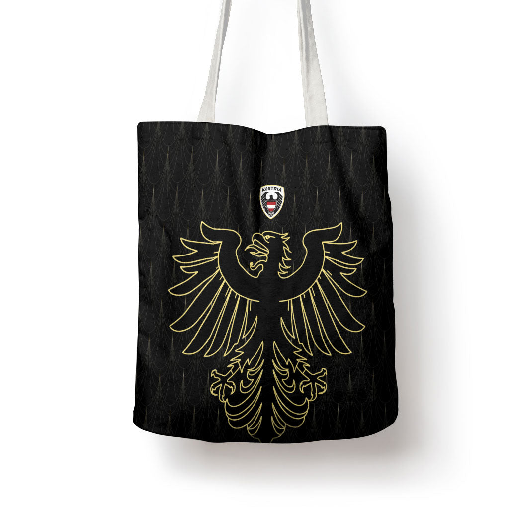 World Football 2026 Austria Tote Bag Austrian Eagles Black Glory