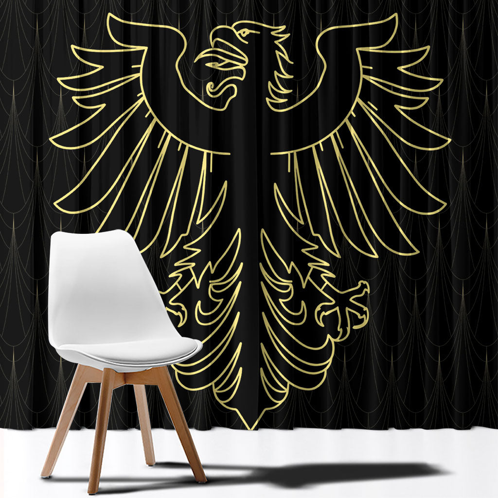 World Football 2026 Austria Window Curtain Austrian Eagles Black Glory