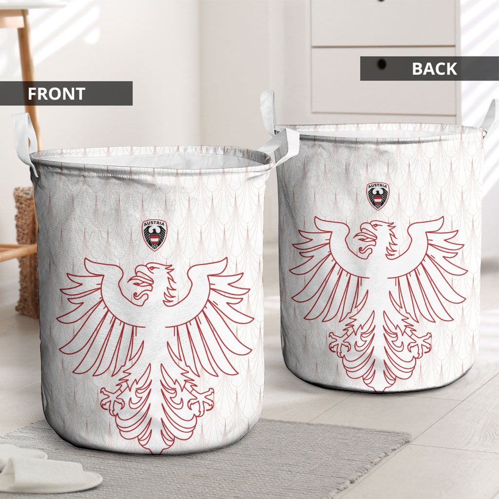 World Football 2026 Austria Laundry Basket Austrian Eagles White Glory