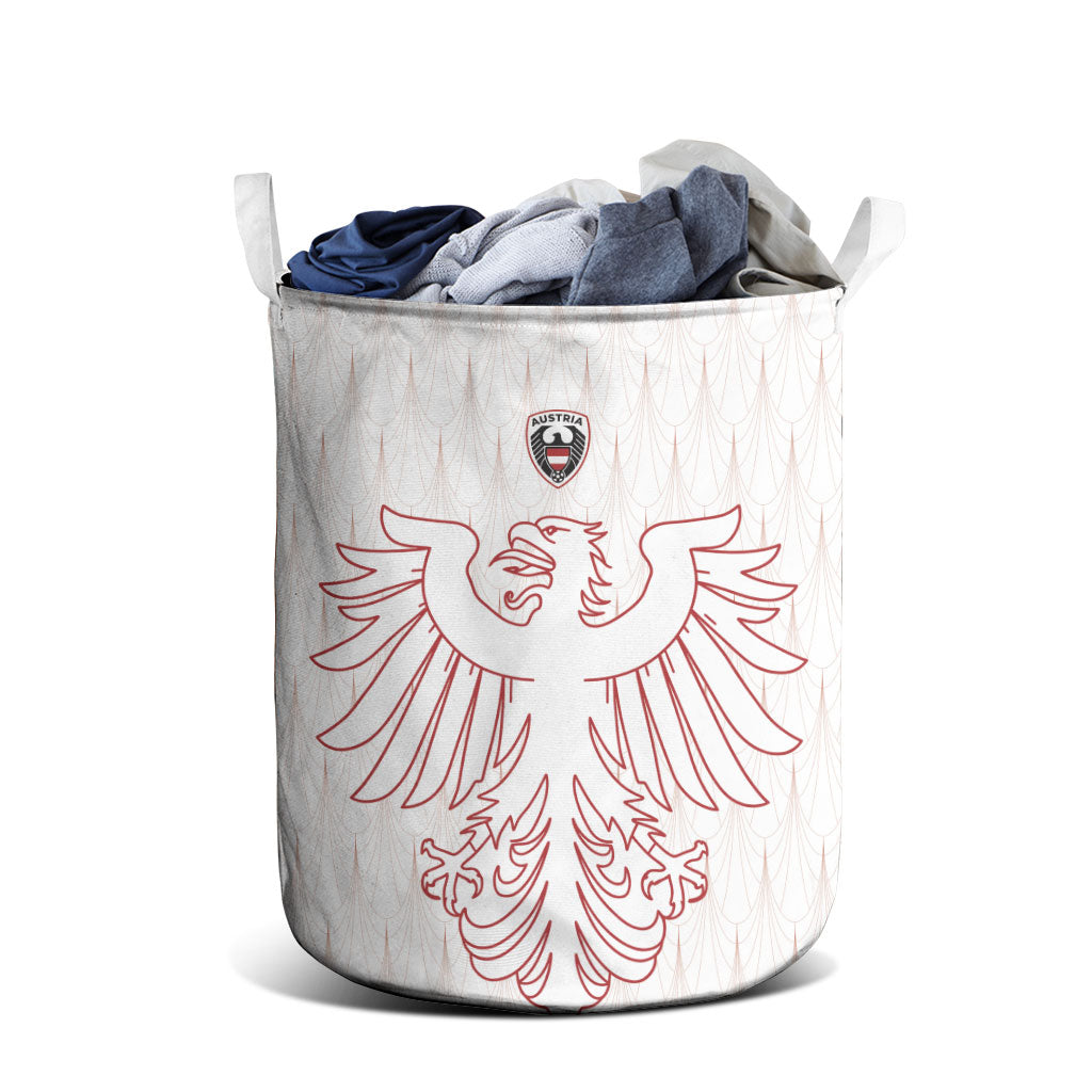 World Football 2026 Austria Laundry Basket Austrian Eagles White Glory