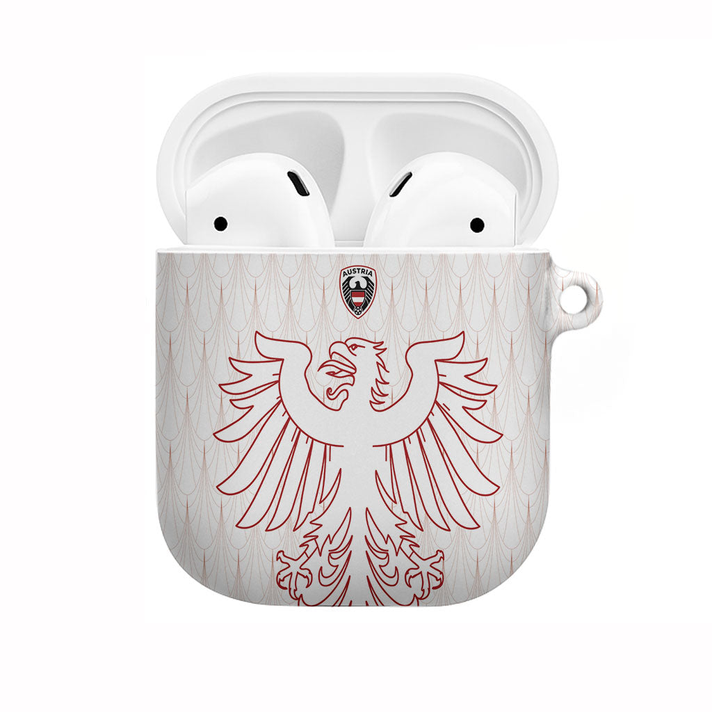 World Football 2026 Austria AirPods Case Austrian Eagles White Glory