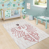 World Football 2026 Austria Area Rug Austrian Eagles White Glory