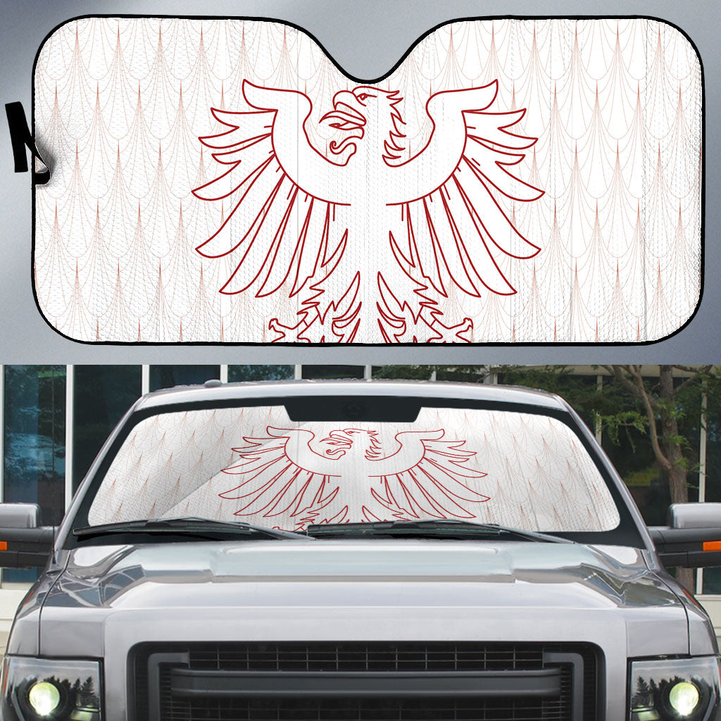 World Football 2026 Austria Auto Sun Shade Austrian Eagles White Glory