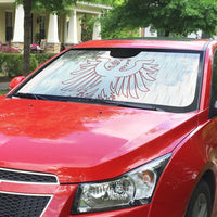 World Football 2026 Austria Auto Sun Shade Austrian Eagles White Glory