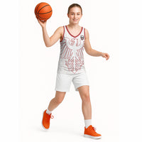 Custom World Football 2026 Austria Basketball Jersey Austrian Eagles White Glory