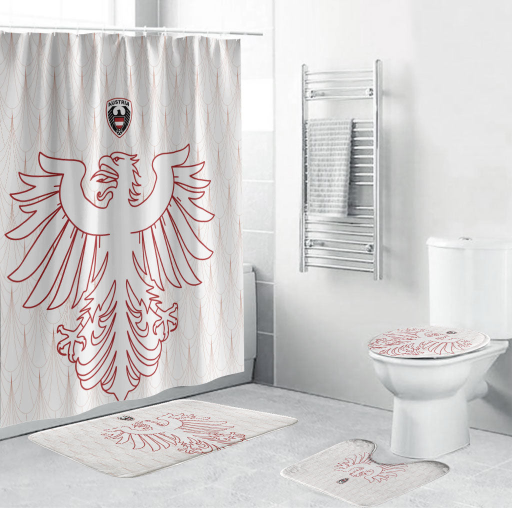 World Football 2026 Austria Bathroom Set Austrian Eagles White Glory