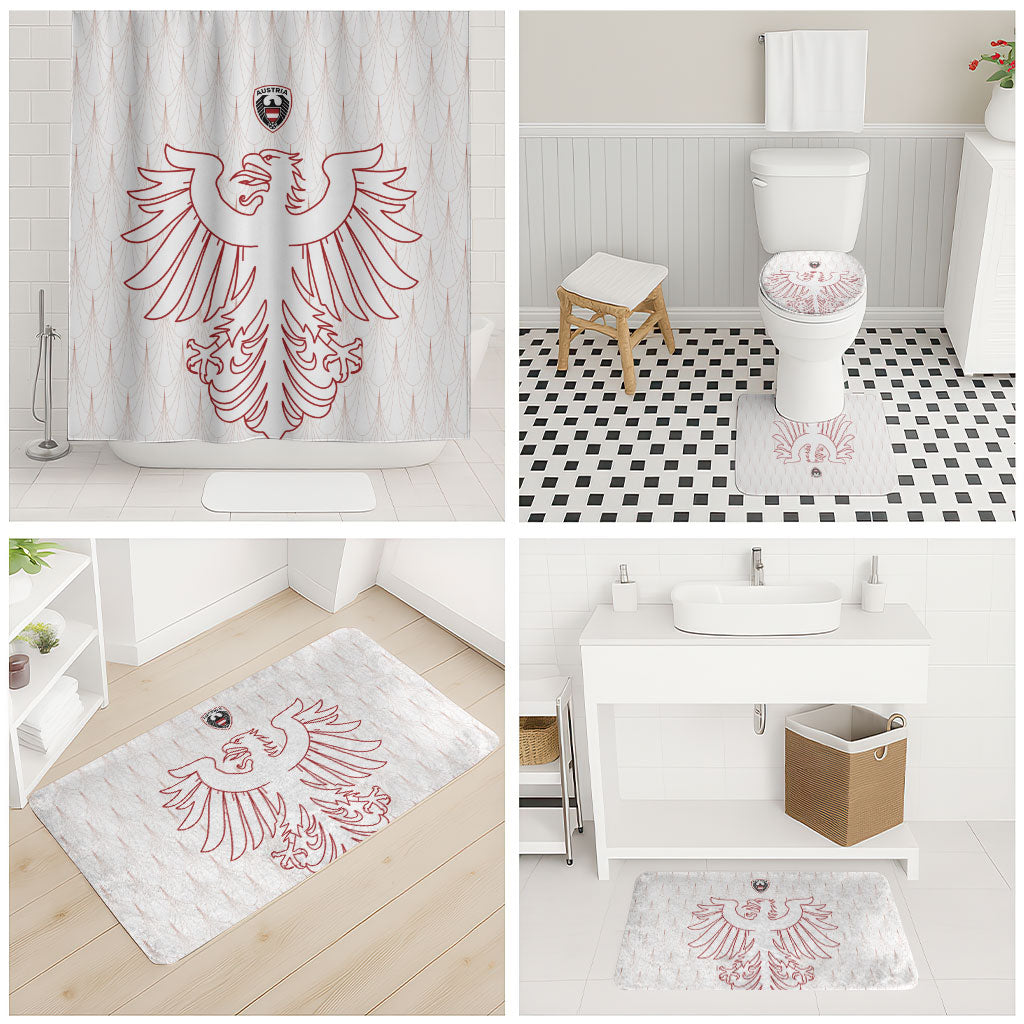 World Football 2026 Austria Bathroom Set Austrian Eagles White Glory