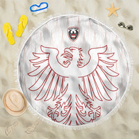 World Football 2026 Austria Beach Blanket Austrian Eagles White Glory