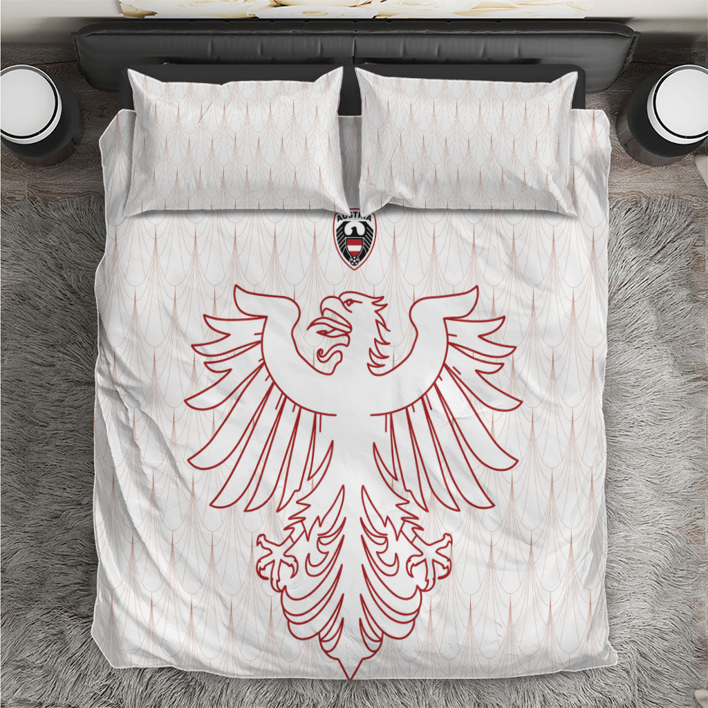 World Football 2026 Austria Bedding Set Austrian Eagles White Glory