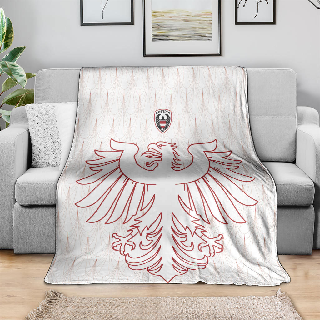 World Football 2026 Austria Blanket Austrian Eagles White Glory