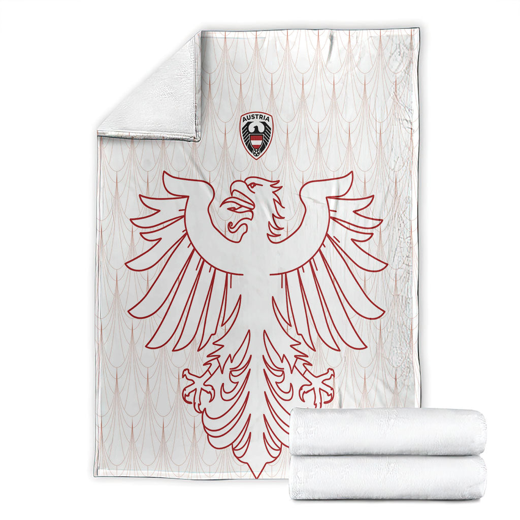 World Football 2026 Austria Blanket Austrian Eagles White Glory