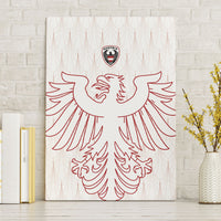 World Football 2026 Austria Canvas Wall Art Austrian Eagles White Glory