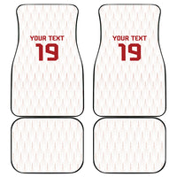 Custom World Football 2026 Austria Car Mats Austrian Eagles White Glory