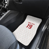 Custom World Football 2026 Austria Car Mats Austrian Eagles White Glory