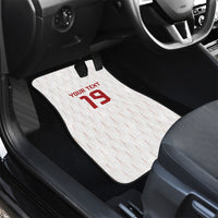Custom World Football 2026 Austria Car Mats Austrian Eagles White Glory