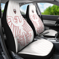 World Football 2026 Austria Car Seat Cover Austrian Eagles White Glory