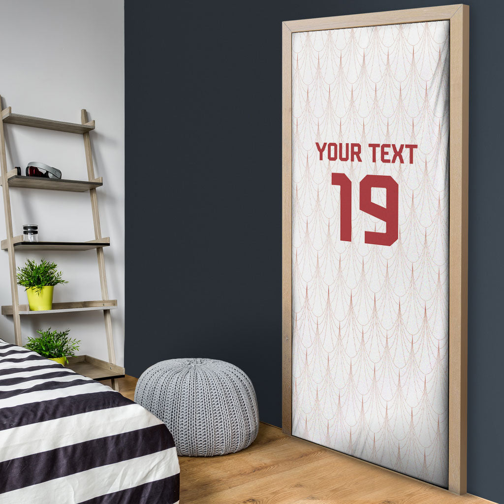 Custom World Football 2026 Austria Door Cover Austrian Eagles White Glory