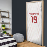 Custom World Football 2026 Austria Door Cover Austrian Eagles White Glory
