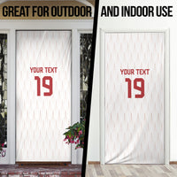 Custom World Football 2026 Austria Door Cover Austrian Eagles White Glory