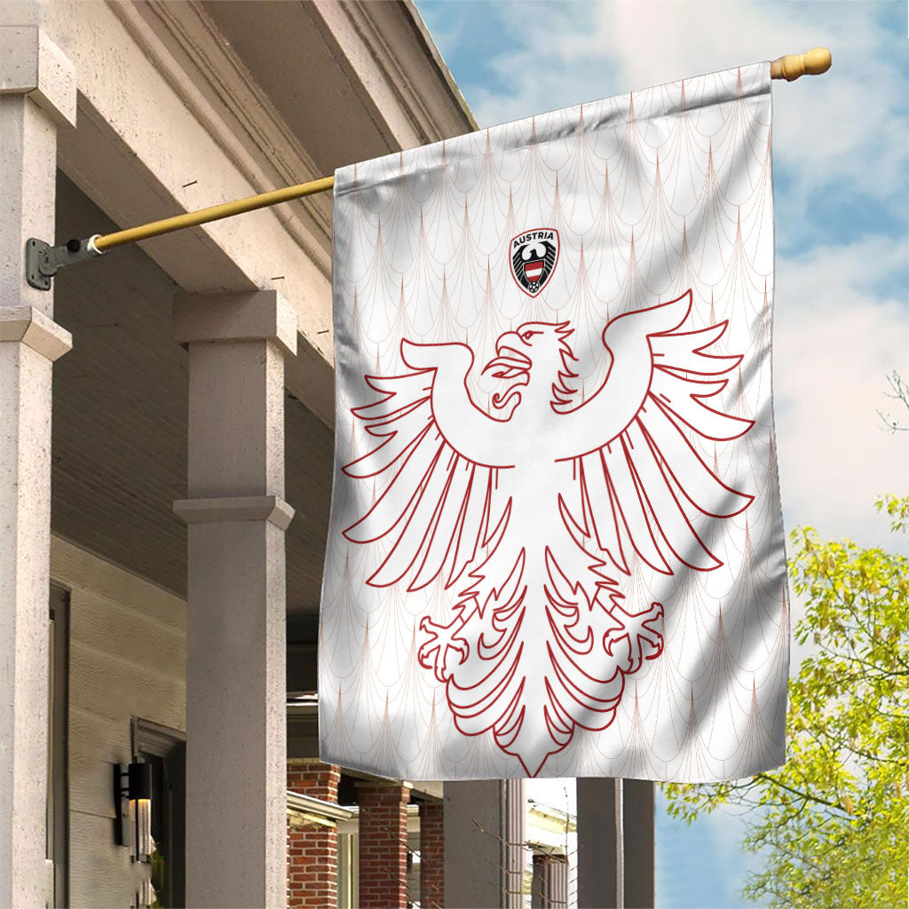 World Football 2026 Austria Garden Flag Austrian Eagles White Glory