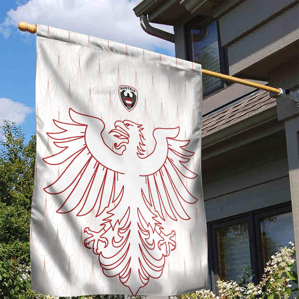 World Football 2026 Austria Garden Flag Austrian Eagles White Glory