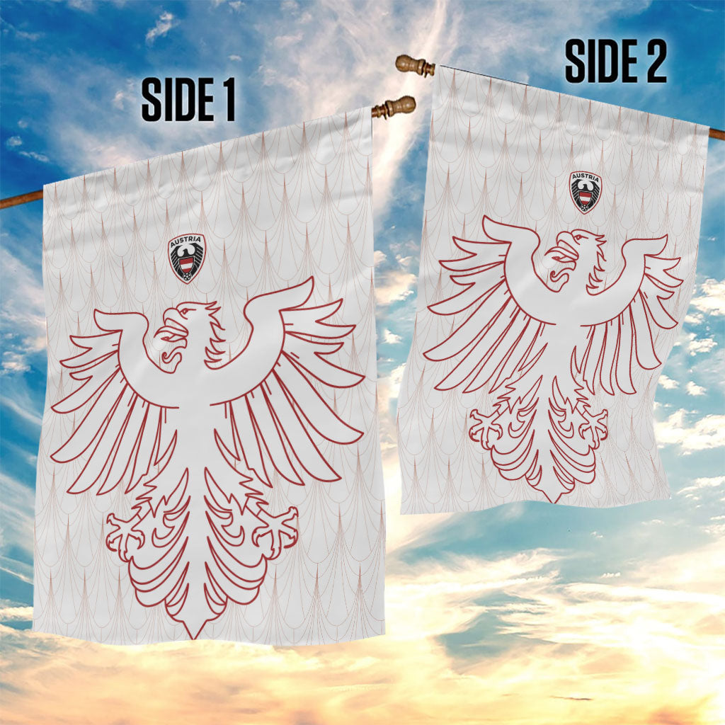 World Football 2026 Austria Garden Flag Austrian Eagles White Glory