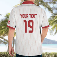 Custom World Football 2026 Austria Hawaiian Shirt Austrian Eagles White Glory