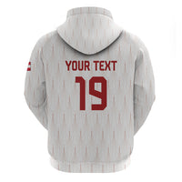 Custom World Football 2026 Austria Hoodie Austrian Eagles White Glory